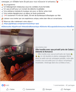 Exemple pub sur 7 jours