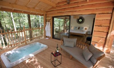 La Ferme de Sirguet / Cabane avec Spa