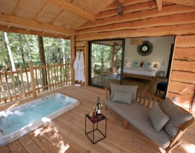 La Ferme de Sirguet / Cabane avec Spa